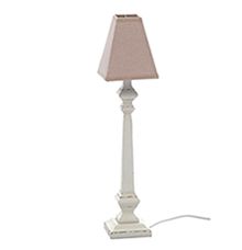 Lamp Met Kap Vierkant Wit Beige J-line