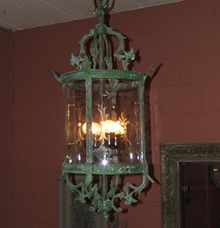 Hanglamp Geslepen Glas Art Deco