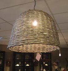 Hanglamp Vergrijsd Riet PTMD