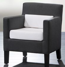 Ross Tucker Fauteuil Lars Antraciet Wit